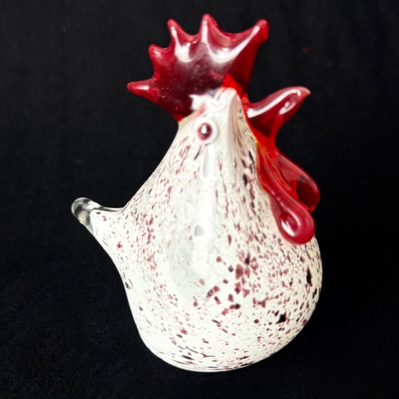 4 inch Vintage Murano Hand Blown Art Glass Hen Chicken Excellent Gift Condition - Picture 9 of 11